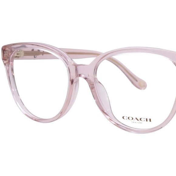 Coach HC6234U Eyeglasses – Transparent Dusty Rose, 56mm - Picture 1 of 4